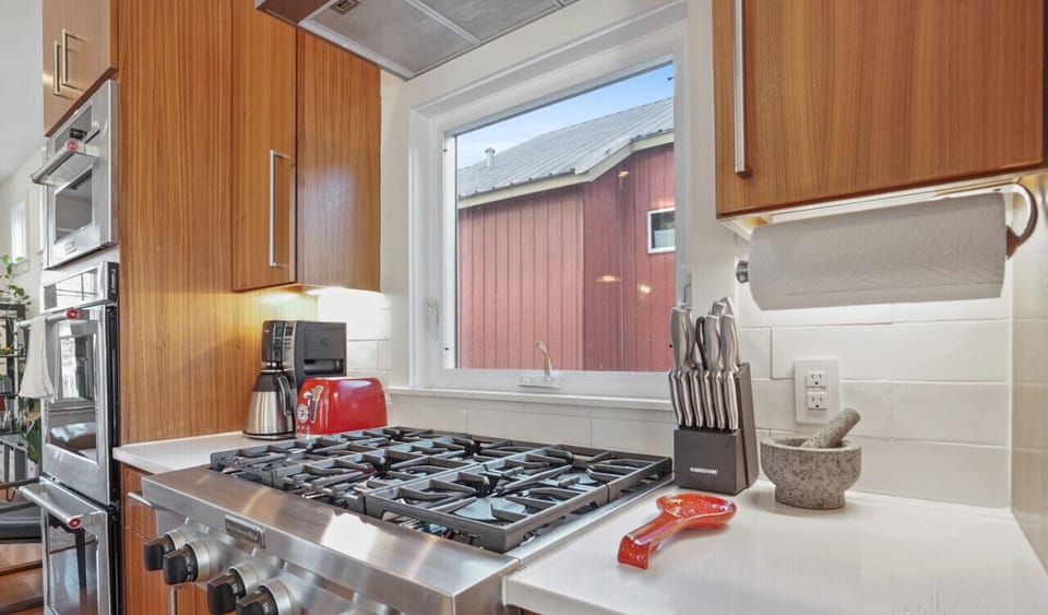 Fully equipped kitchen with all the essentials and massive island