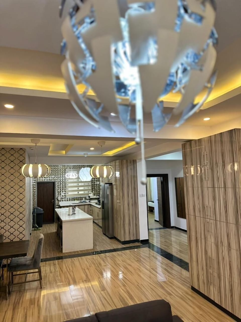 Luxury Apartment, Non Smoking, Ensuite | Living area | 50-inch Smart TV with cable channels, TV