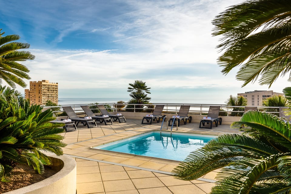 Rooftop pool