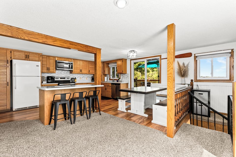 This multifunctional space enhances your dining experience