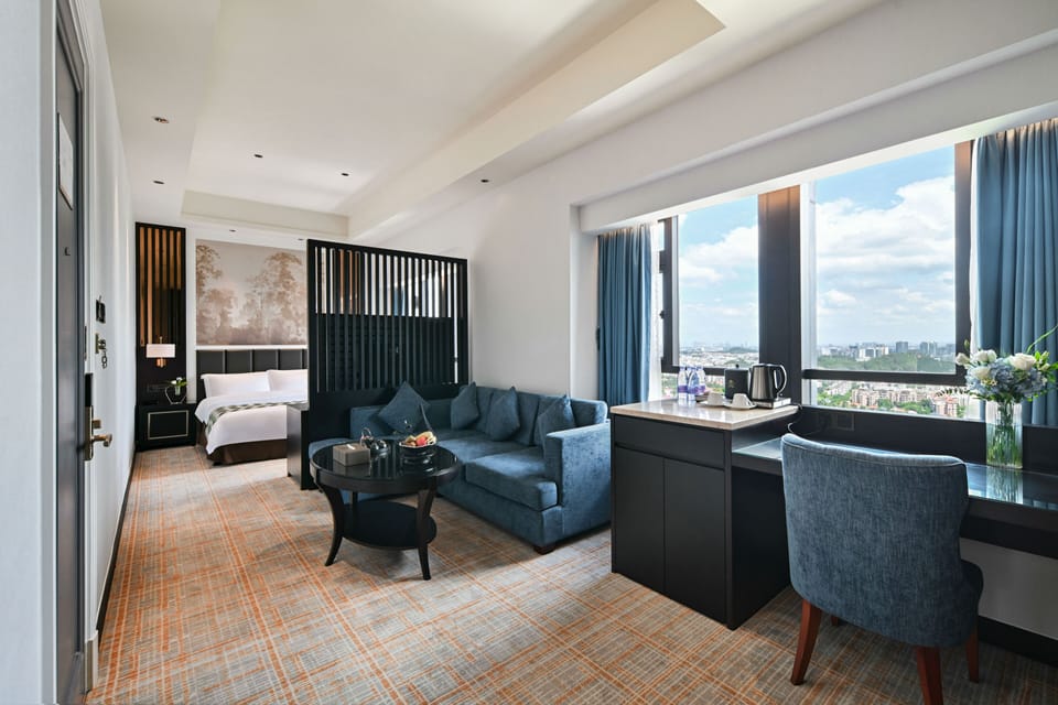 Minibar, in-room safe, desk, blackout drapes