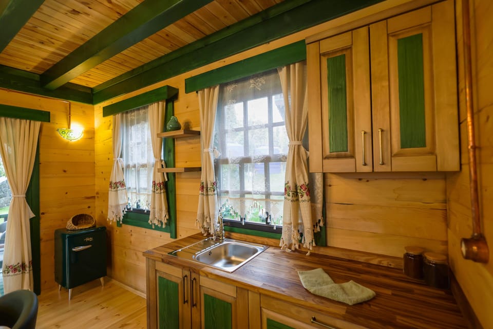 Luxury Villa | Private kitchen | Mini-fridge, electric kettle, highchair, cookware/dishes/utensils