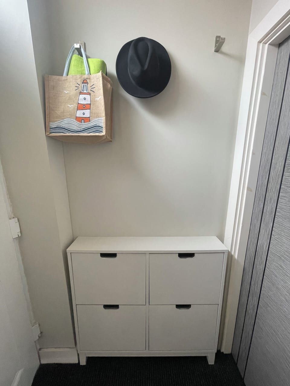 Vestibule - coat hanging and shoe storage