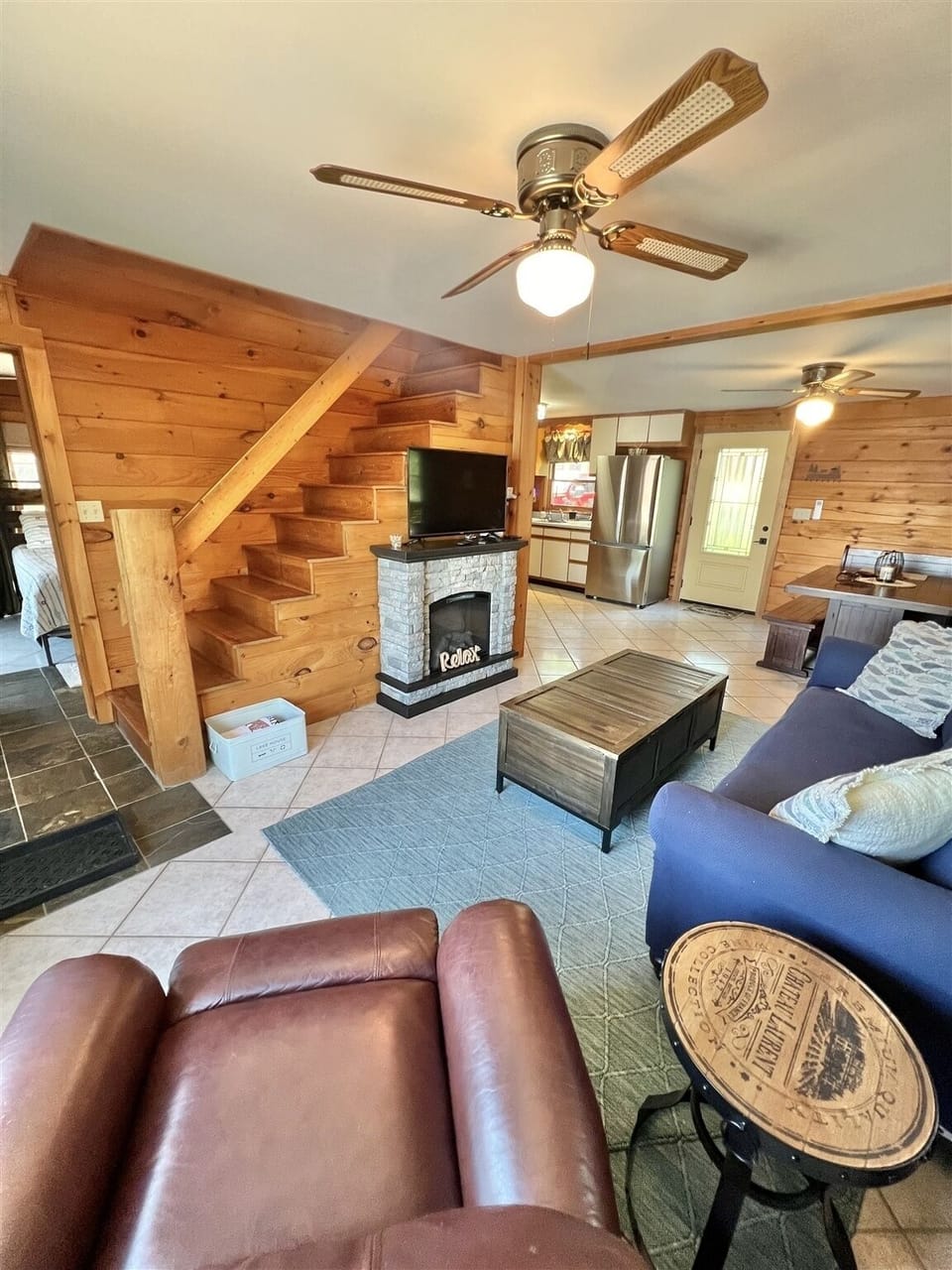 Cabin, 3 Bedrooms | Living area