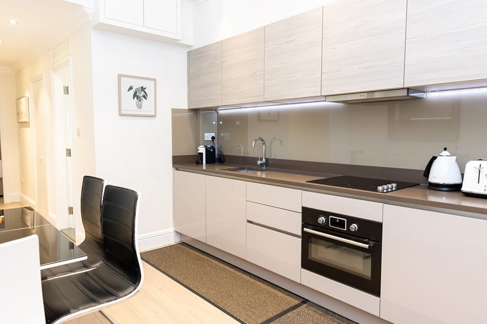 Kitchen with oven