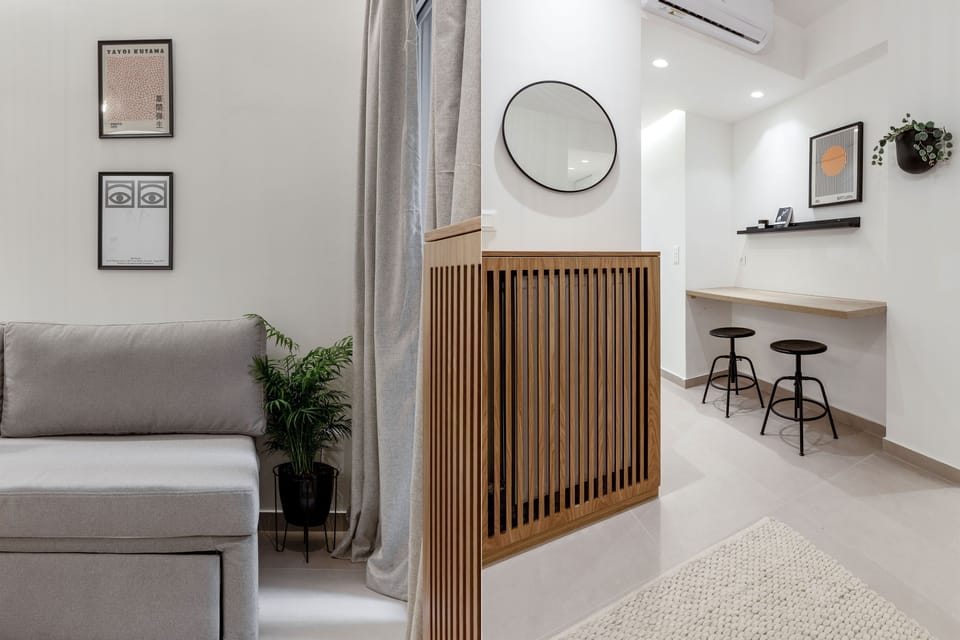 Standard Apartment | Living area | 43-inch TV with digital channels, Netflix, streaming services