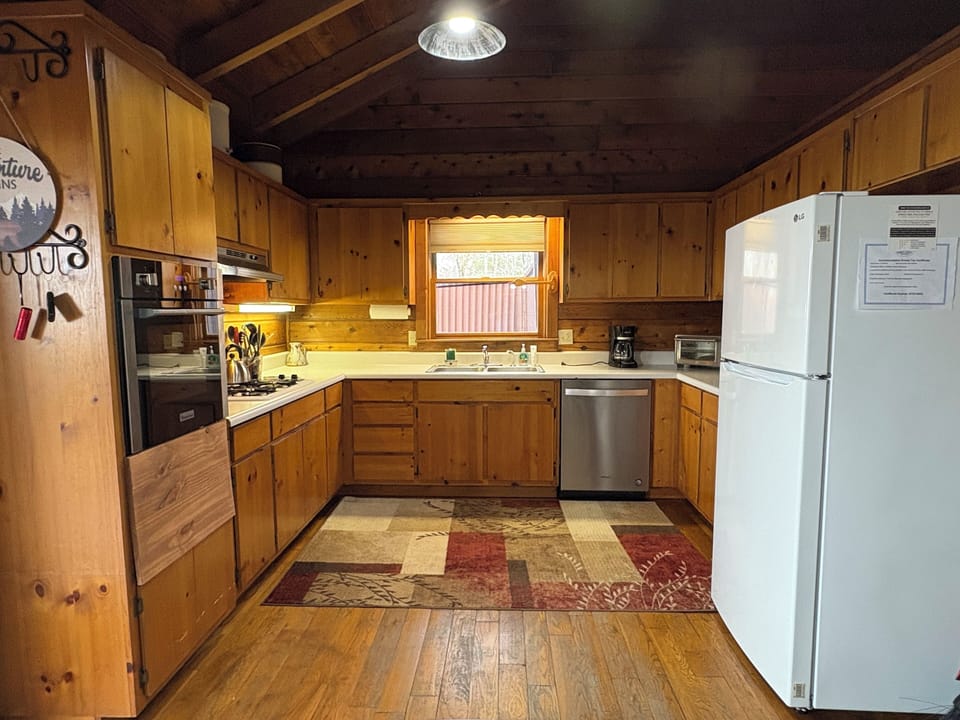 Fully stocked kitchen