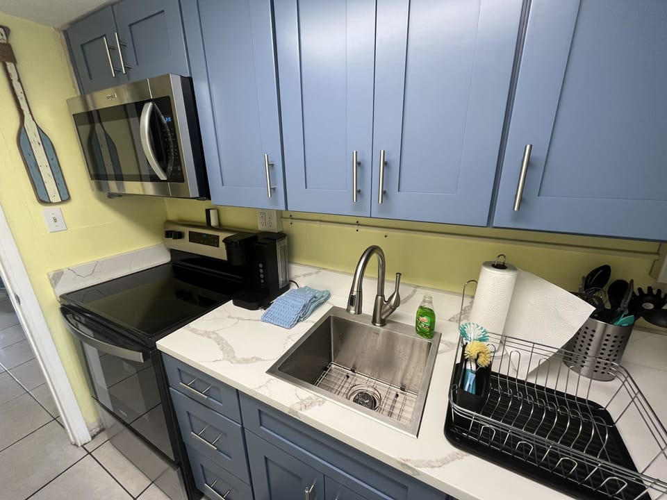 Well equipped kitchen.  