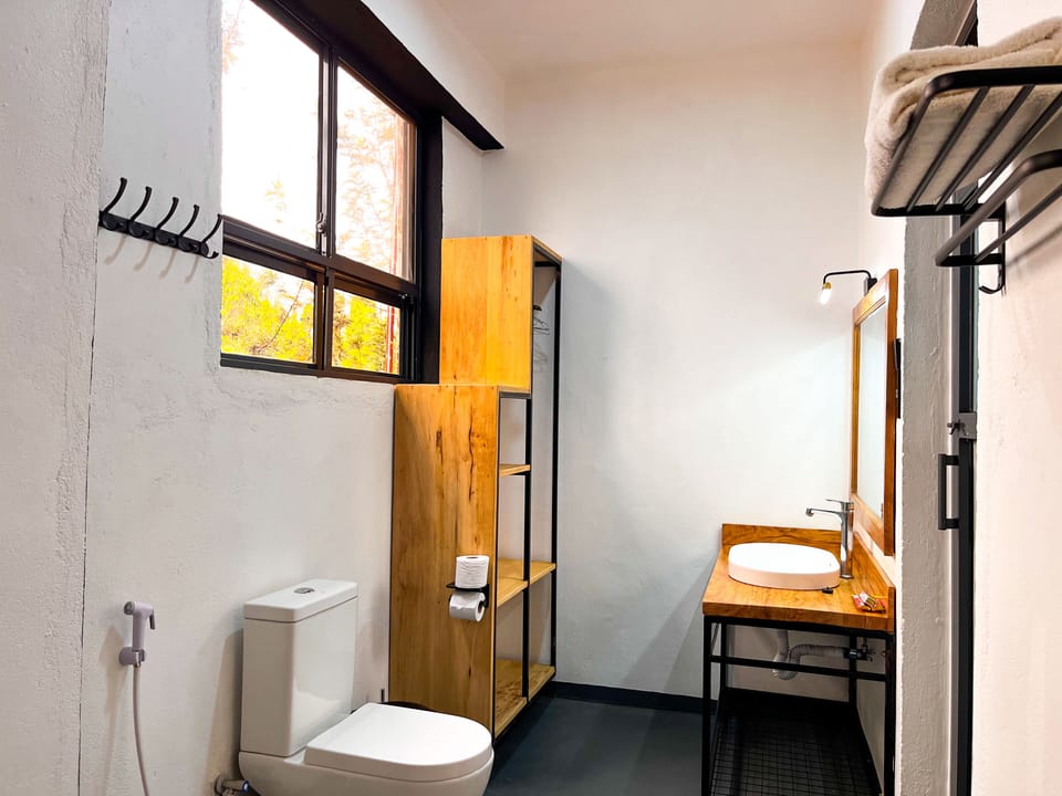 Free toiletries, bathrobes, slippers, bidet