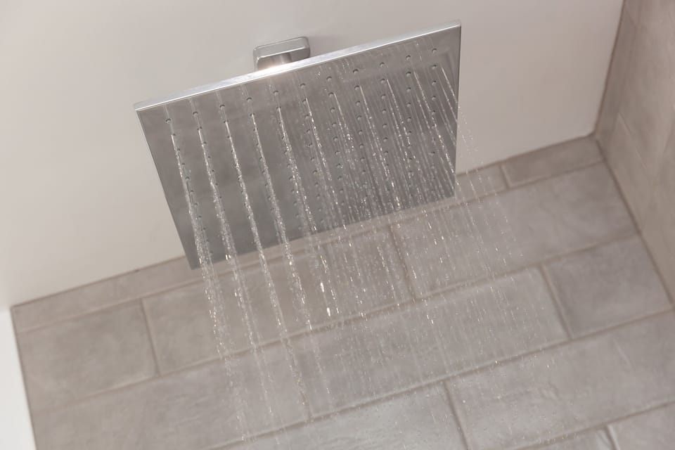 Shower, hair dryer