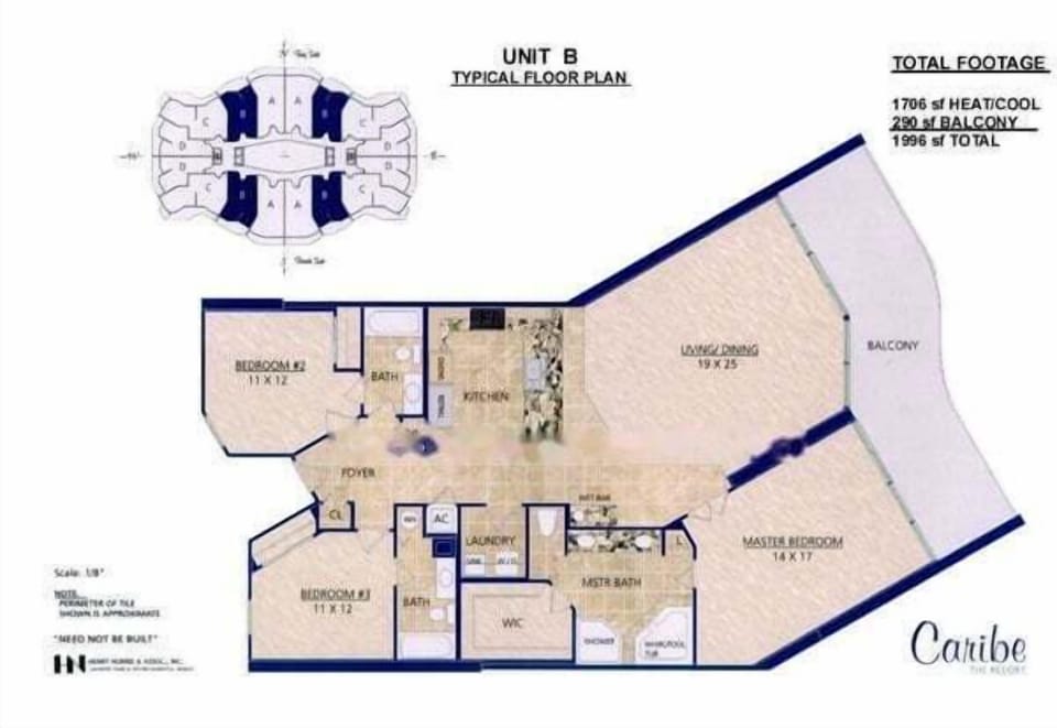 Condo, 3 Bedrooms | Floor plan