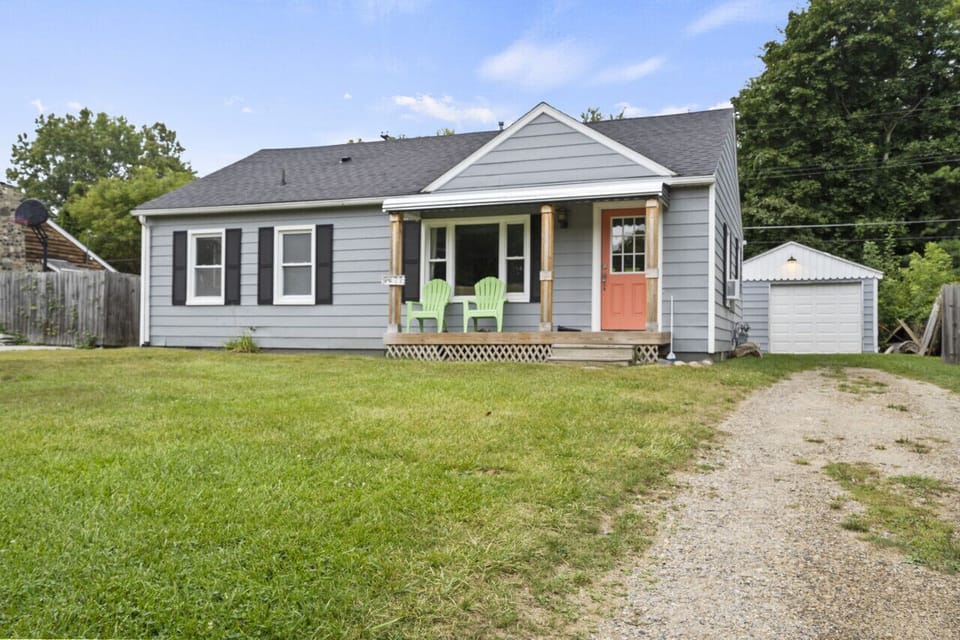 Front of home (Just 3 blocks from beach access)