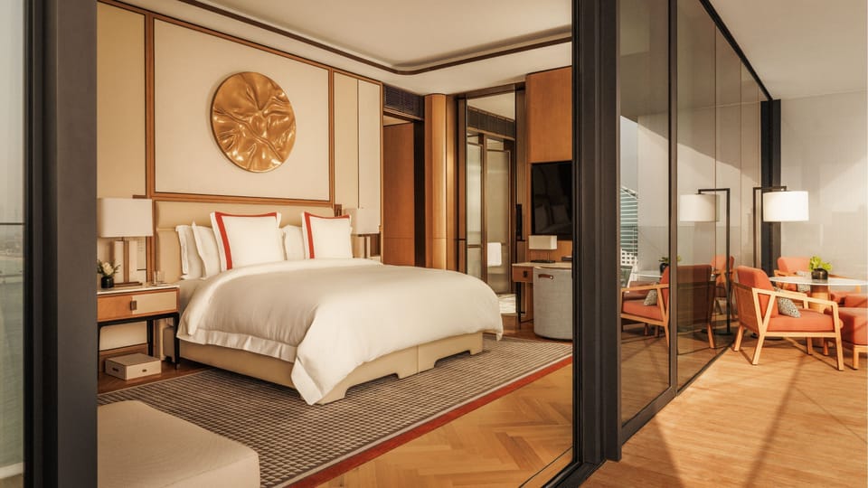 Ocean Terrace Room with Iconic Burj Al Arab Views - includes Large Private Terrace (22 sqm) | Premium bedding, minibar, in-room safe, desk