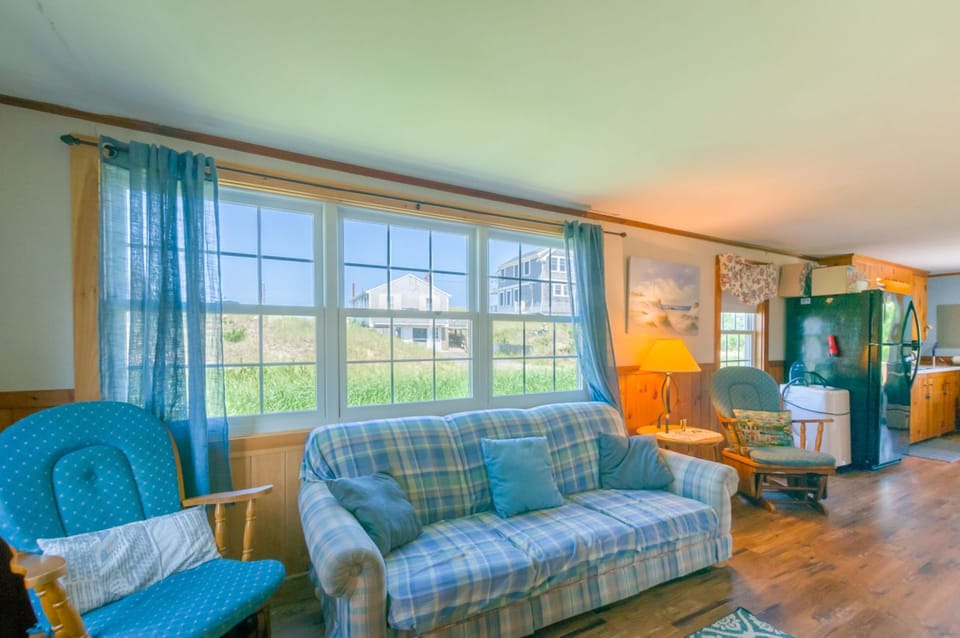 View of dunes from living room, Sagamore Beach just across the street!