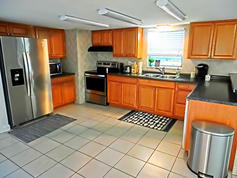 Updated large and open kitchen