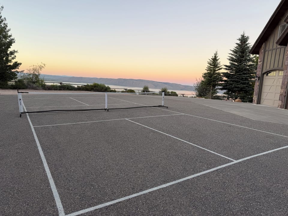 Pickleball at home anyone? Dreamy.