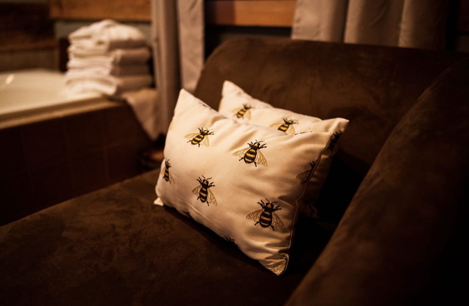 There are private areas for when you need some time to yourself