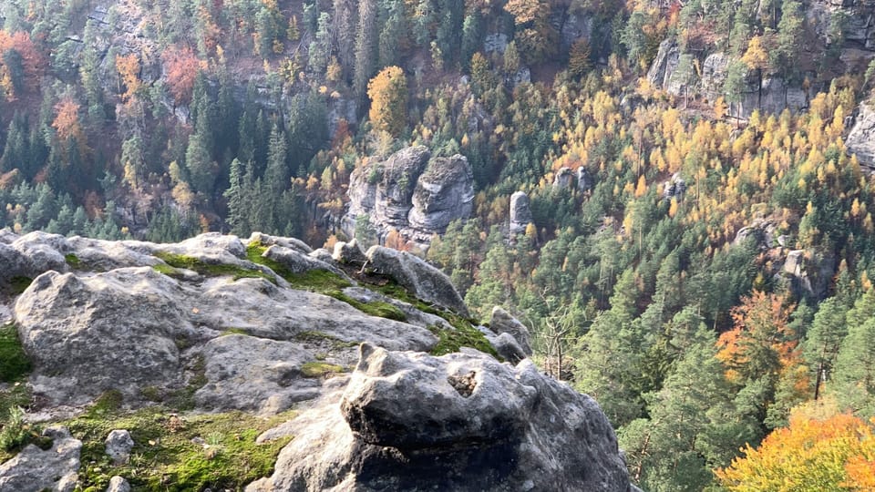 Outdoor rock climbing