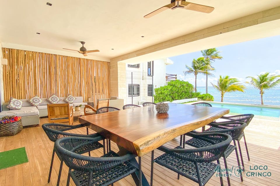 Outdoor dining area