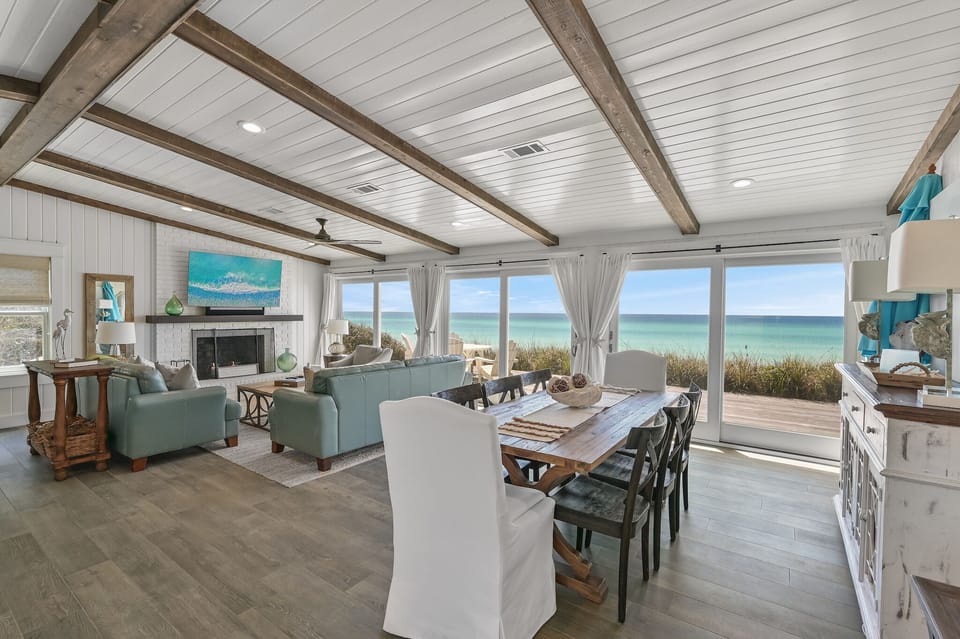 105 Pelican Circle - Seacrest - Open Living/Kitchen/Dining Area