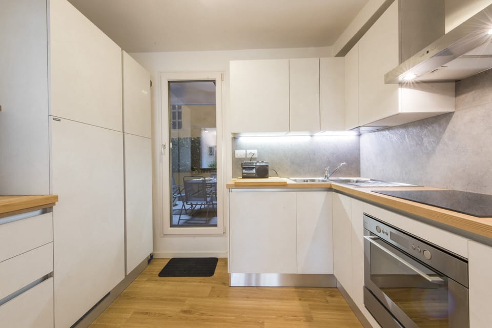Basic Apartment, 1 Double Bed with Sofa bed | Private kitchen | Fridge, microwave, oven, stovetop