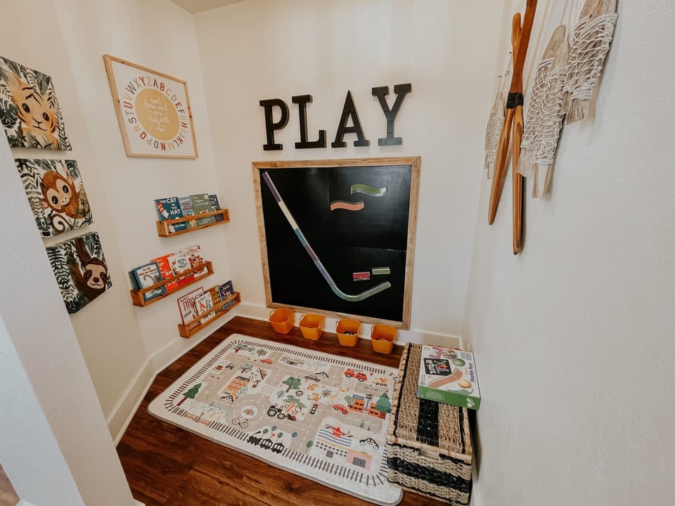 Play room for your little ones to keep busy! 