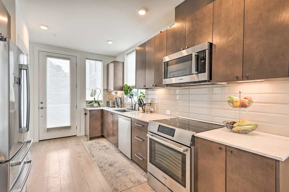 full kitchen with everything you may need to cook a meal with