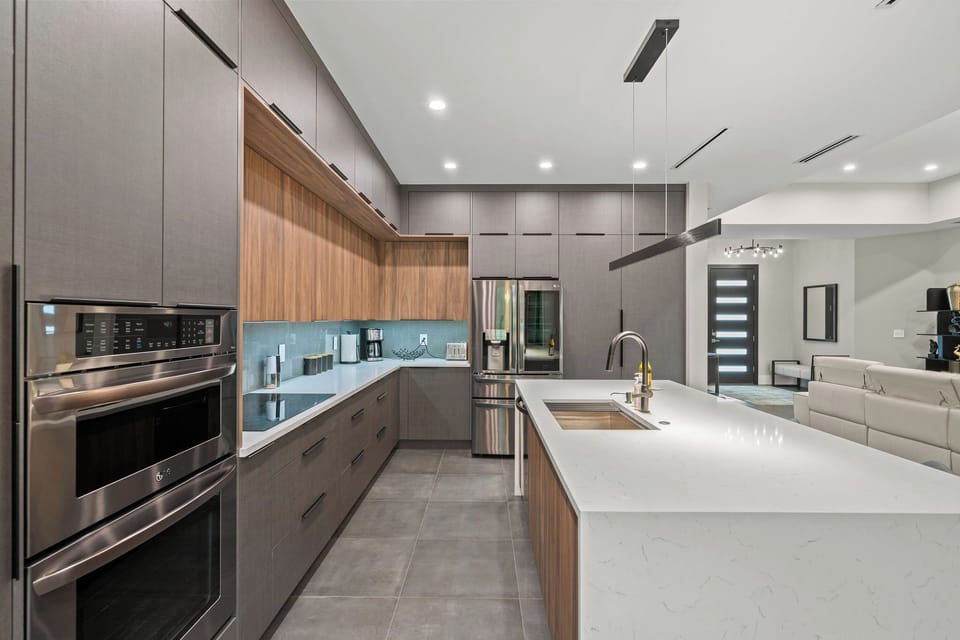 All Black Stainless Steel LG appliances.