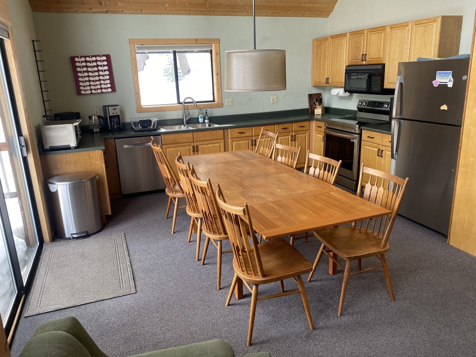 New appliances- dishwasher, stove & fridge. Table expand w/2 leaves to seat 8