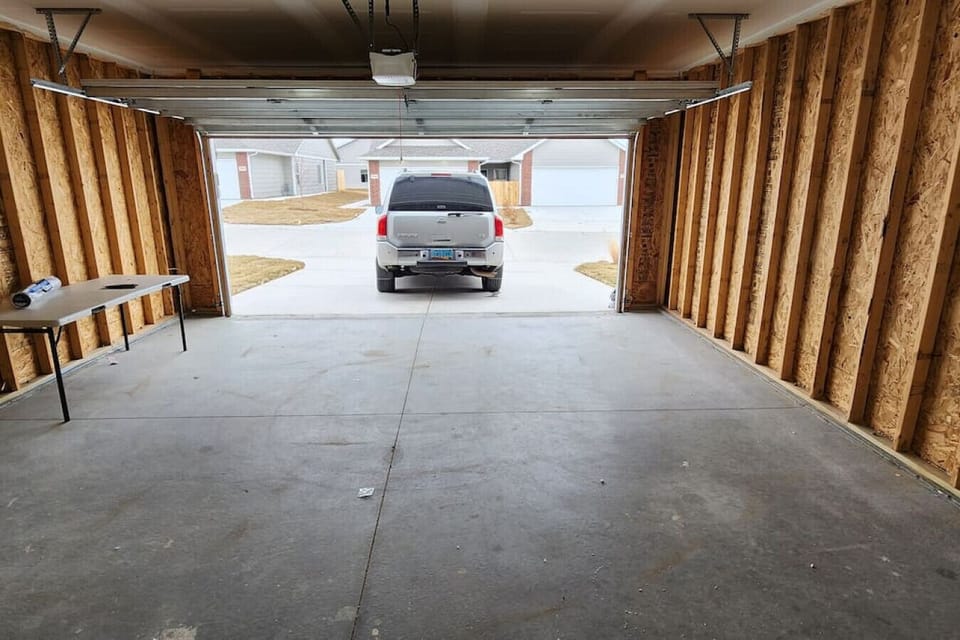 Spacious 2 Car Garage