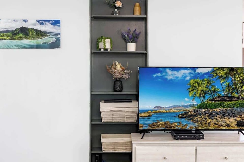 50" Smart TV in the living area