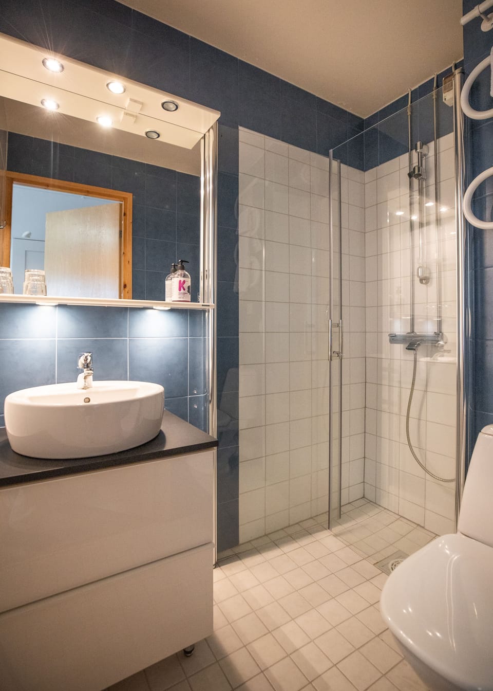 Standard Twin Room | Bathroom | Shower, hair dryer, towels, toilet paper