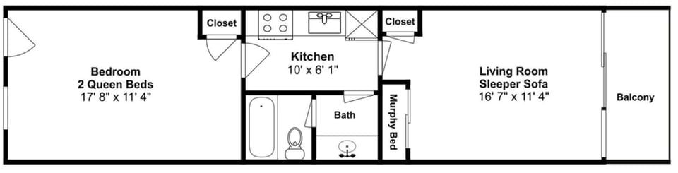 Suite | 1 bedroom, in-room safe, blackout drapes, WiFi (free)
