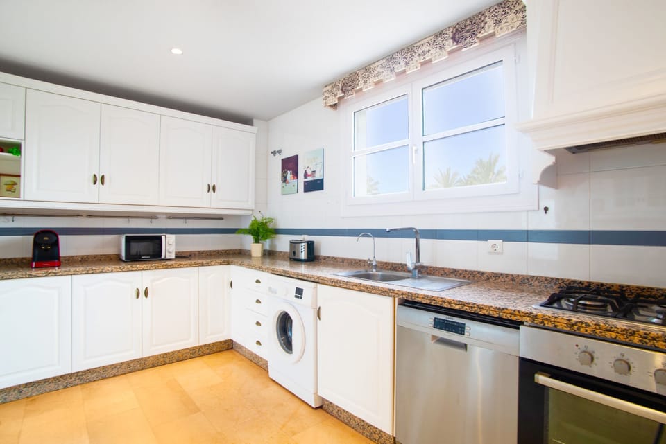 Main kitchen is fully equipped for large groups of up to 14