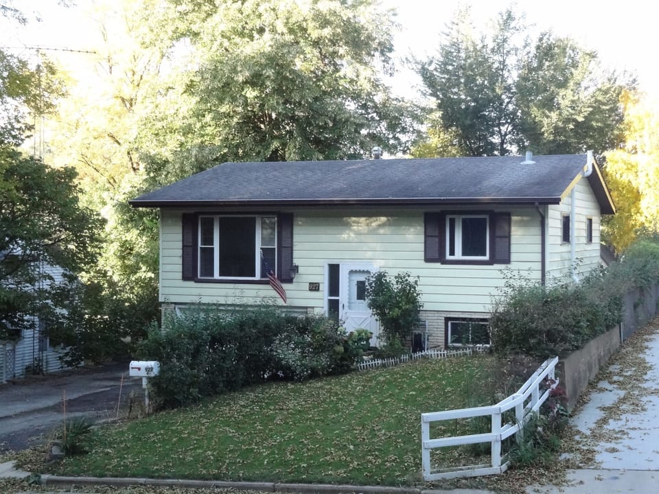 Front view of house