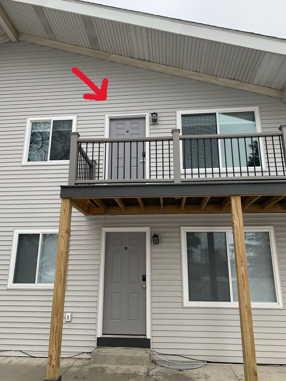 Unit is located on the second floor.