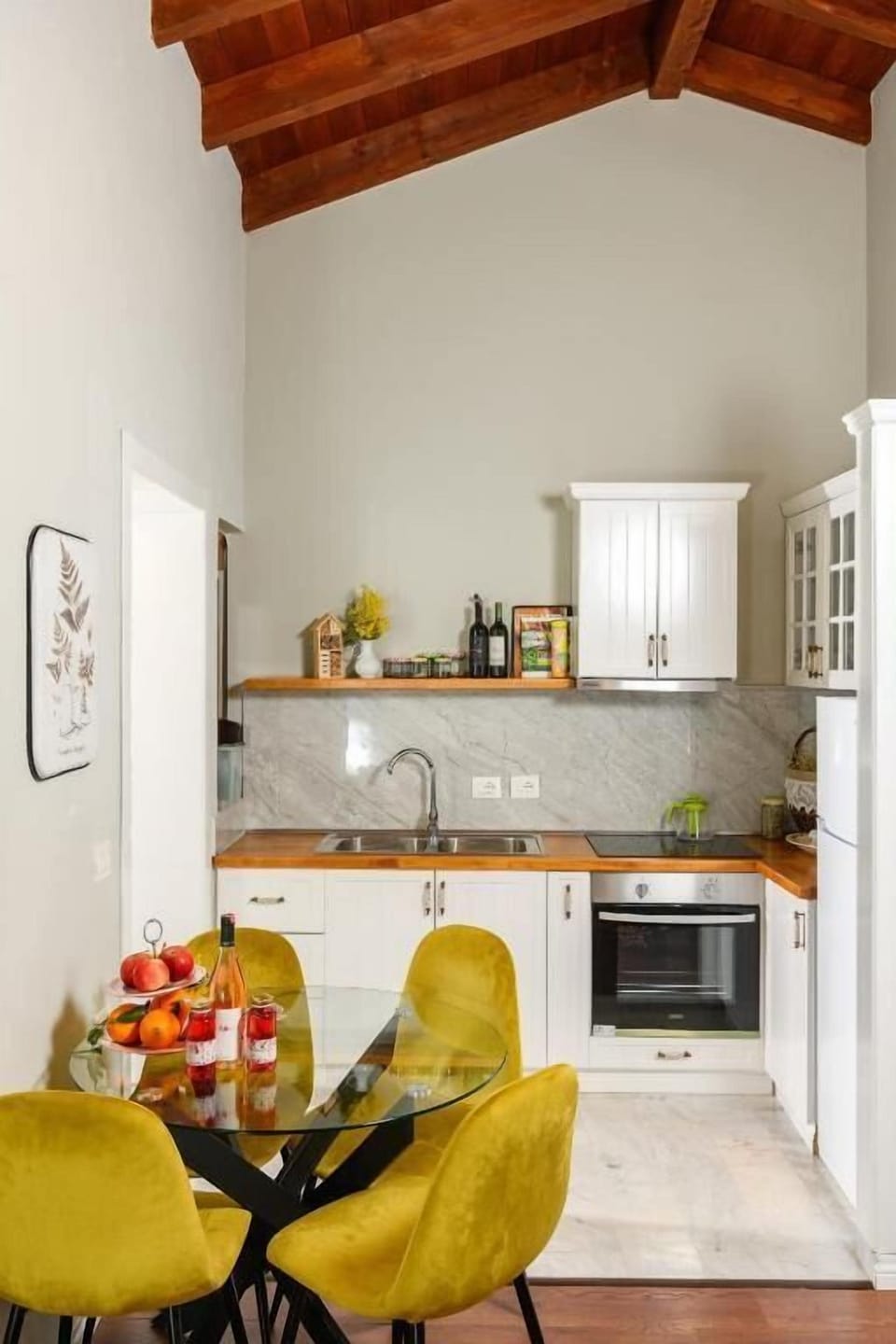 Family Double Room, 1 Double Bed with Sofa bed, Garden View | Private kitchen | Mini-fridge, espresso maker, coffee/tea maker, electric kettle
