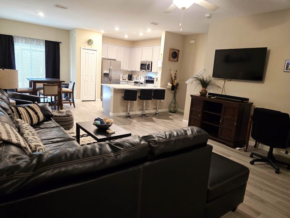 Space, comfort and convenience are abundant in the living area