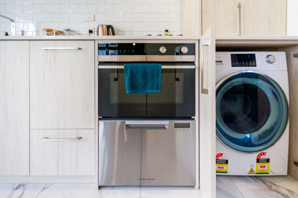 Oven + Washer/Dryer to help reset your trip