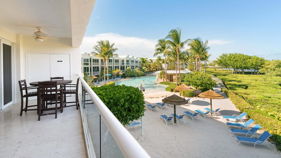View from Balcony overlooking the Oasis Pool