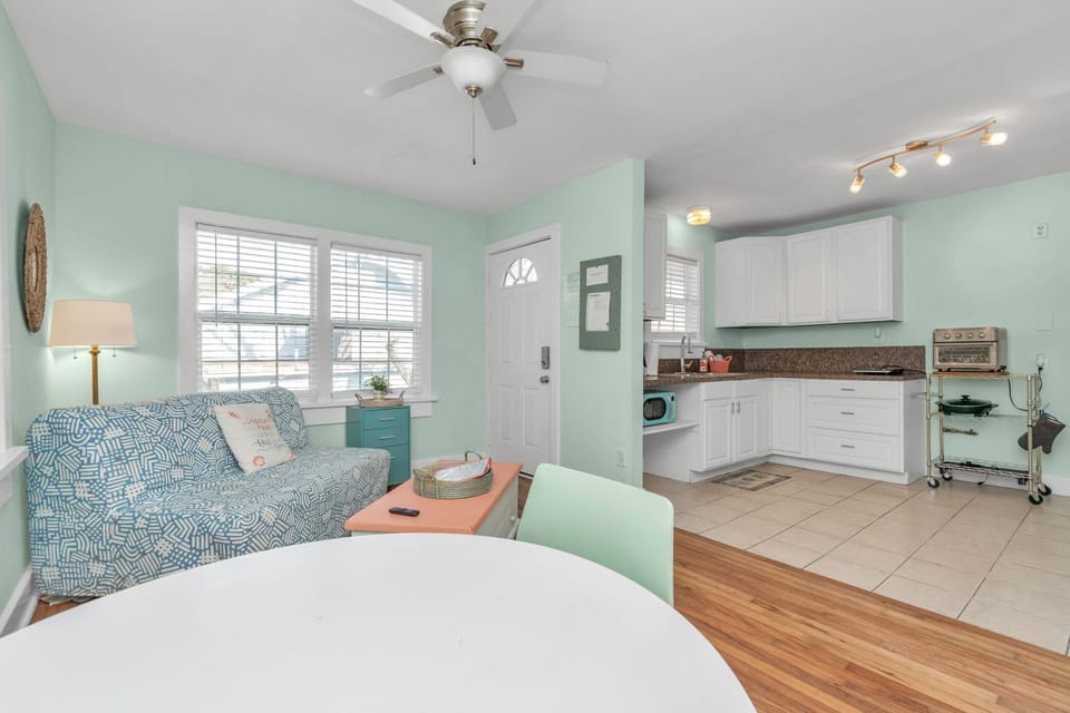 Open Living Room & Kitchen