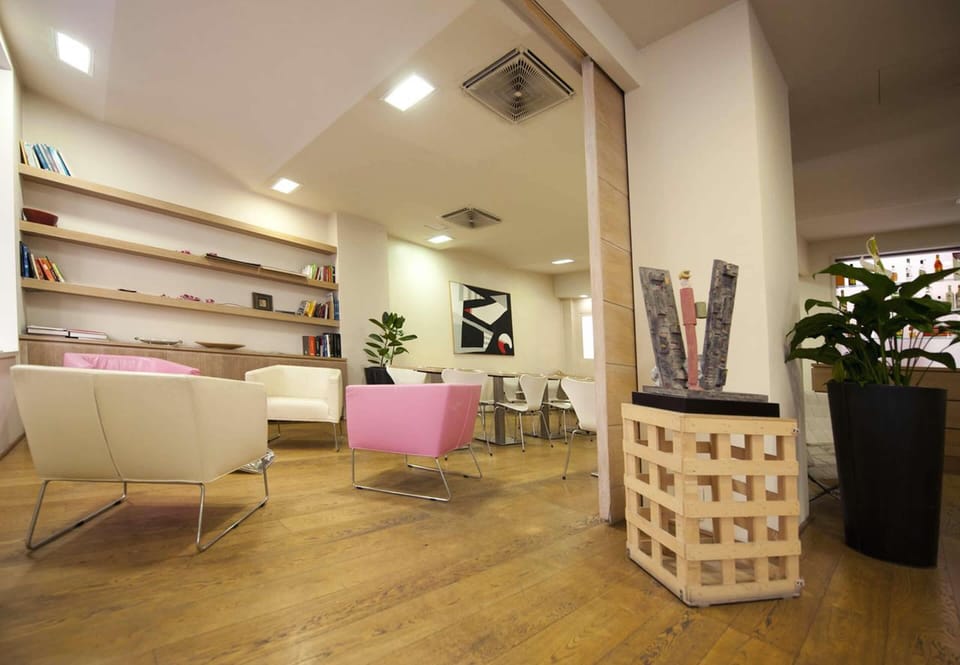 Lobby sitting area