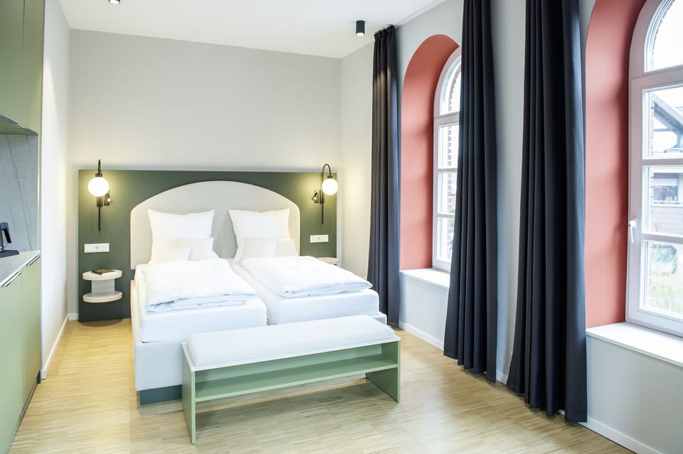 Superior Double Room, Non Smoking | Minibar, laptop workspace, blackout drapes, soundproofing