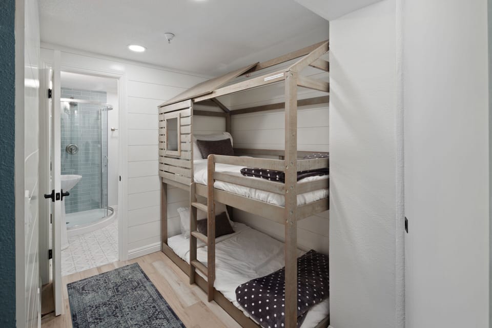 Master Bedroom Hallway- Twin over twin bunk beds