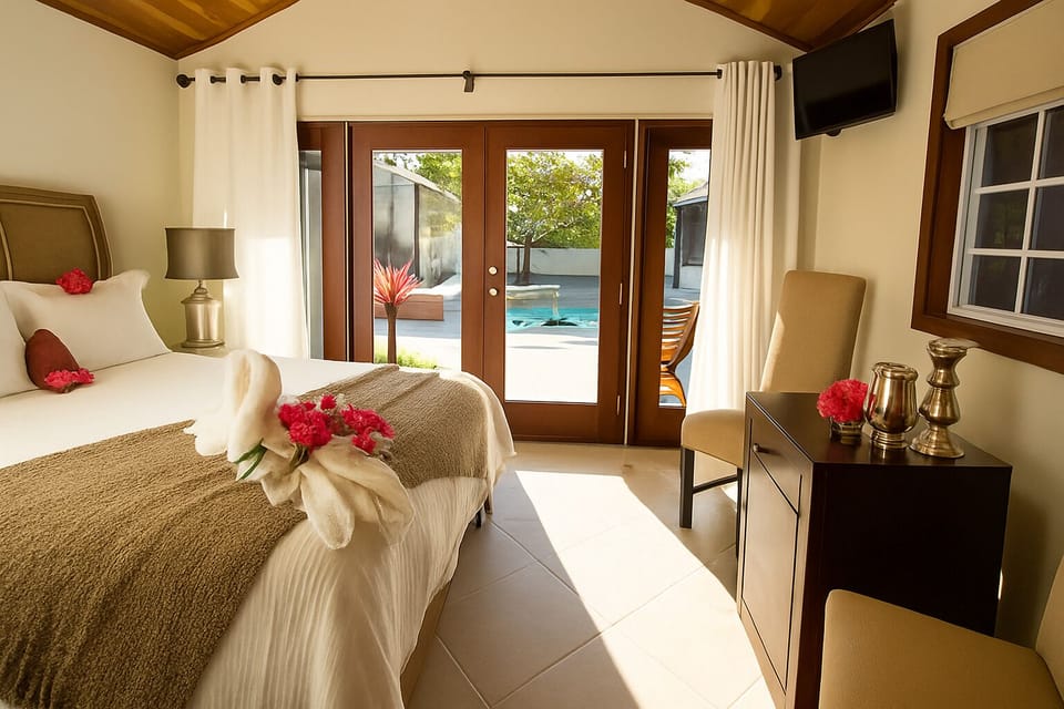 Superior Room, 1 Queen Bed, Partial Ocean View | In-room safe, soundproofing, iron/ironing board, free WiFi