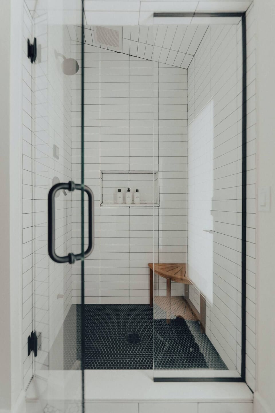 Bathroom 2 - custom shower with steam unit and sitting bench 