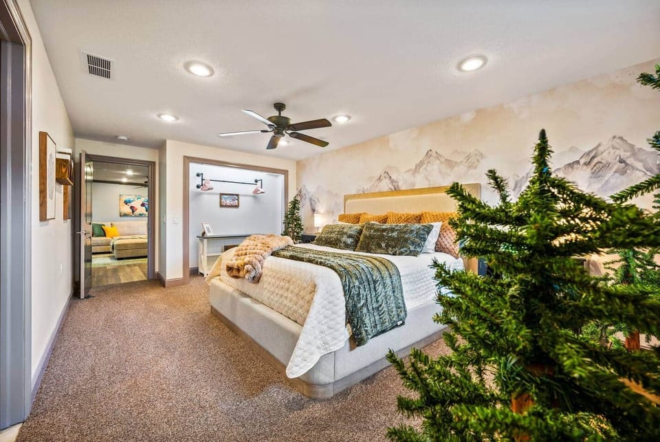 Lower level Master Bedroom with full bath
