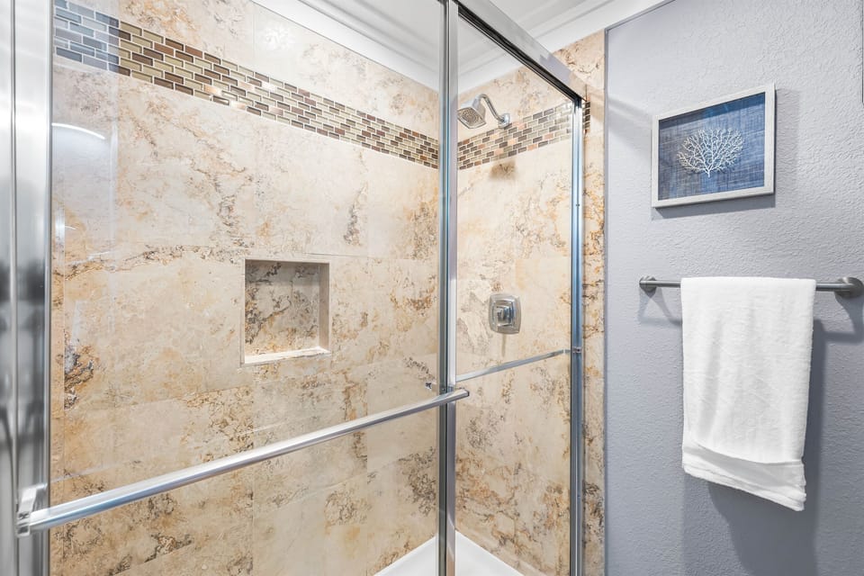 Third Floor | Master King Suite Bathroom | Walk In Shower