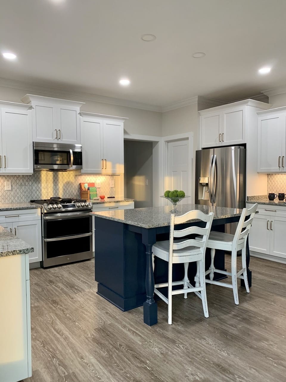 Bright, clean kitchen has all of the amenities of home. 