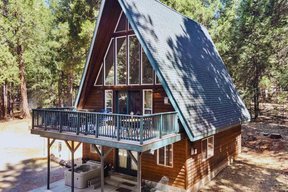 There is plenty of off street parking! There are two bedrooms, a full size bathroom, a living room, and laundry room with a coffee station downstairs. Upstairs is another living room, a dining room, kitchen, bathroom, bedroom, and loft.